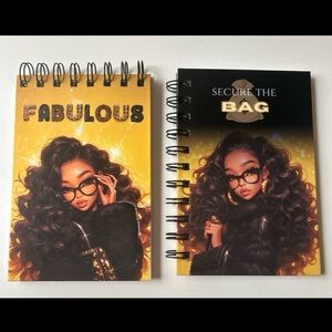 (2) 4x6 Glam Girl Notepads